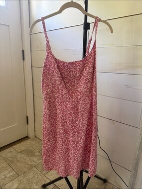Old Navy Pink Floral Slip Dress
